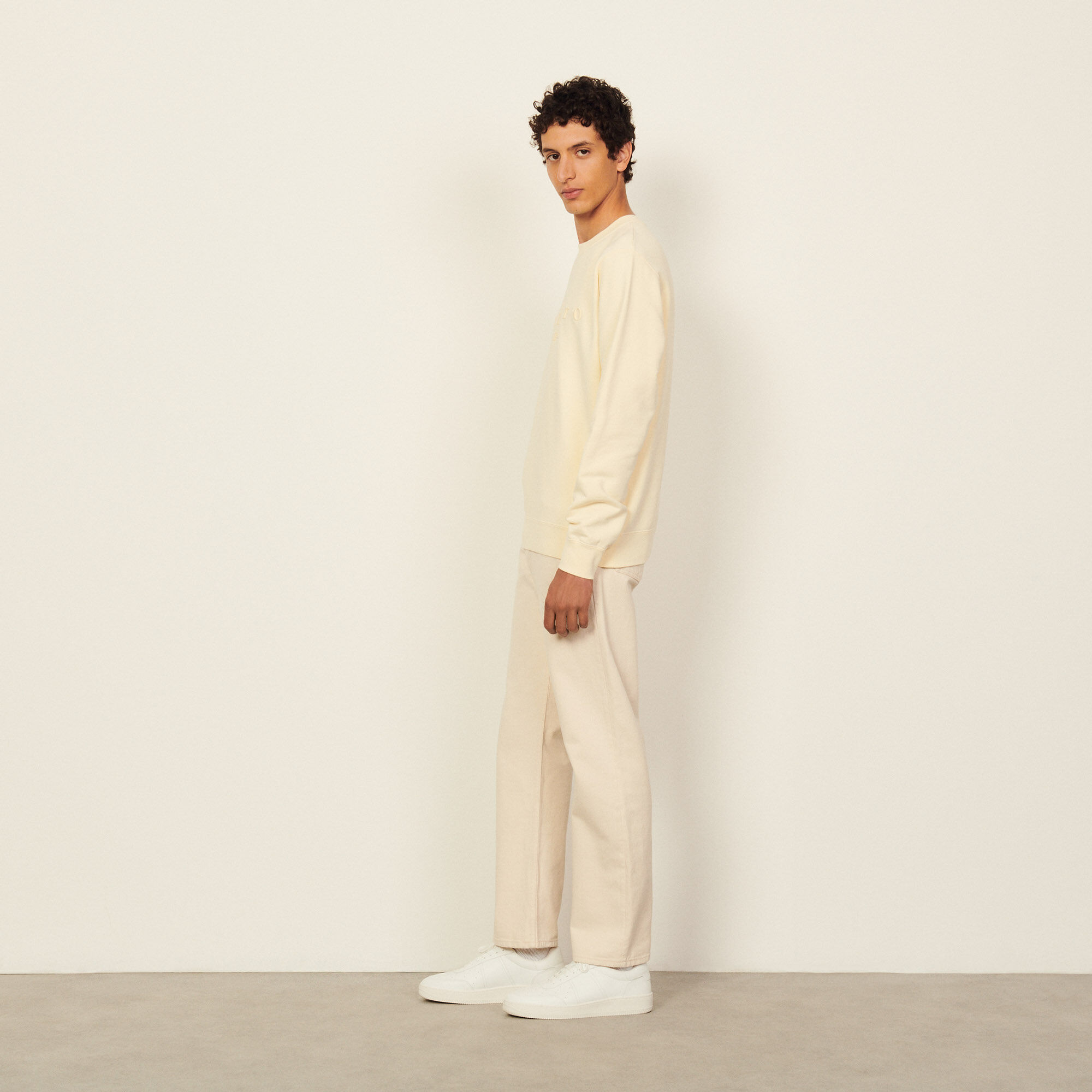 Sweatshirt with Sandro embroidery