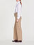 Knitted straight-leg trousers