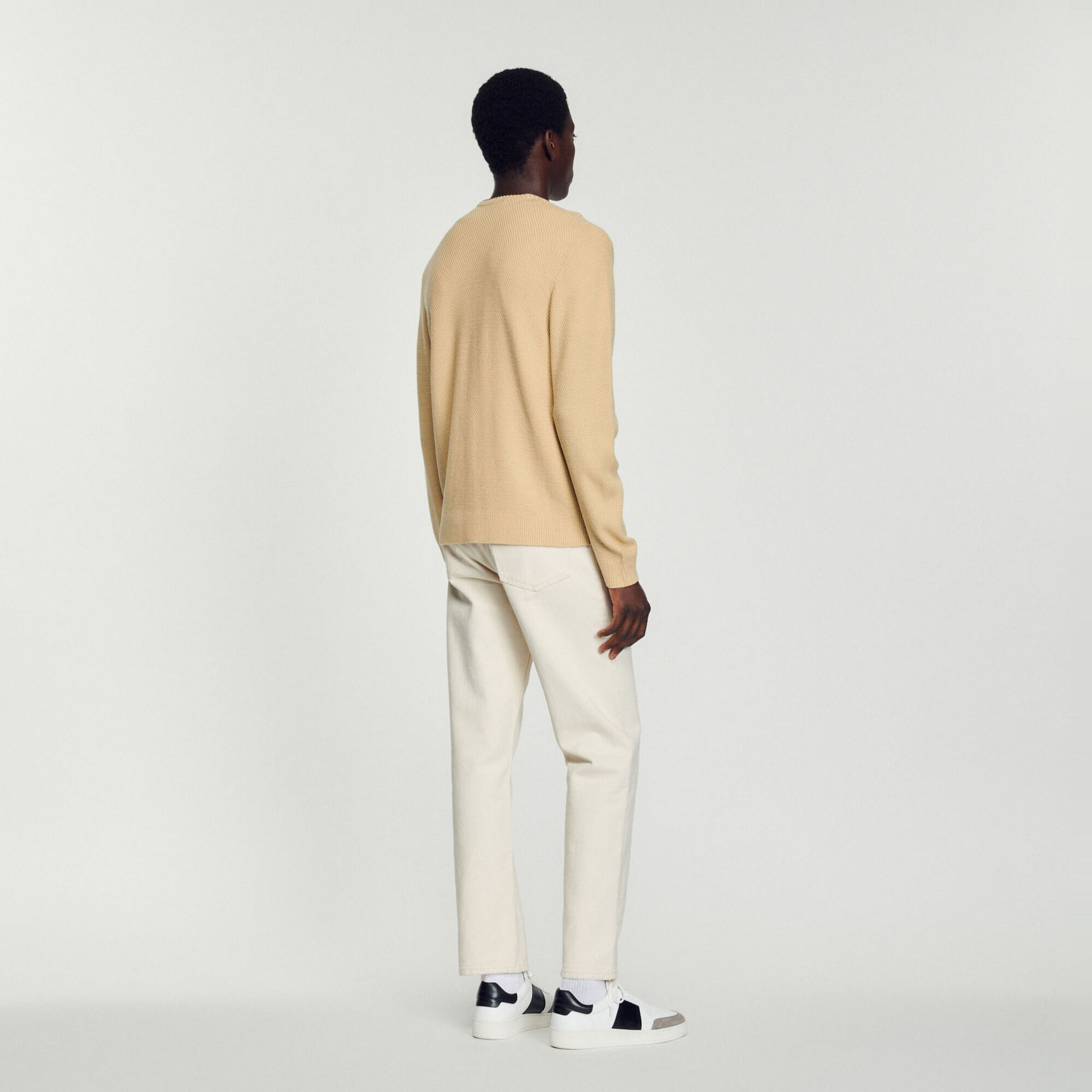 Cardigan with trim