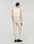 Elasticated straight-leg trousers