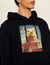 Cotton hoodie with artwork