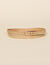 Two-row eyelet belt
