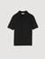Short-sleeve knitted polo shirt