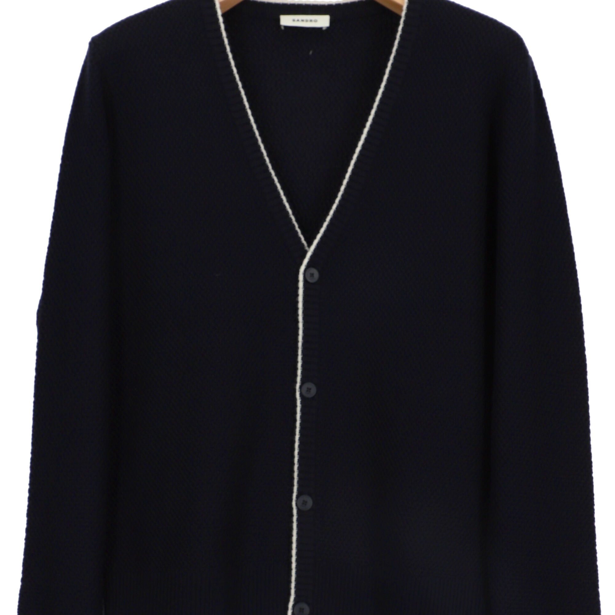 Cardigan with trim