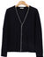 Cardigan with trim