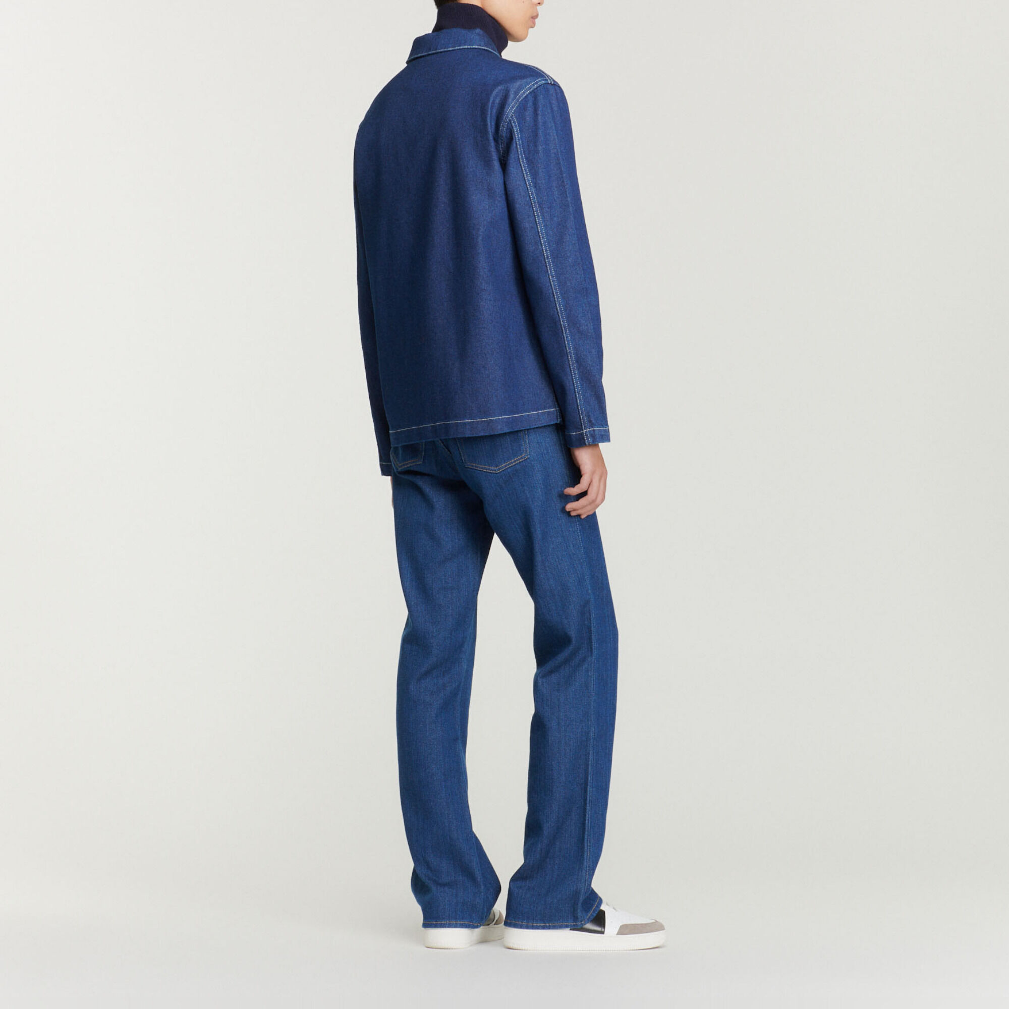 Denim worker jacket