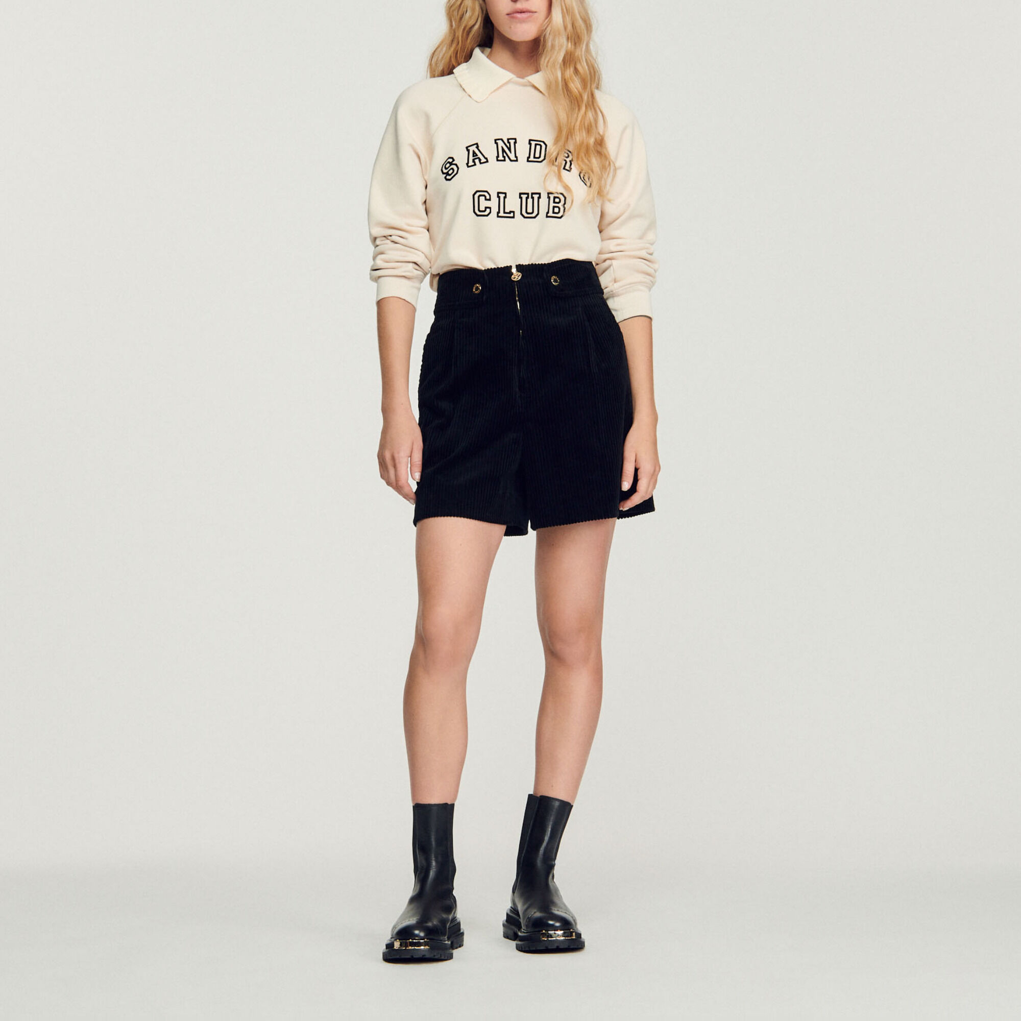 Corduroy shorts