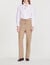 Knitted straight-leg trousers