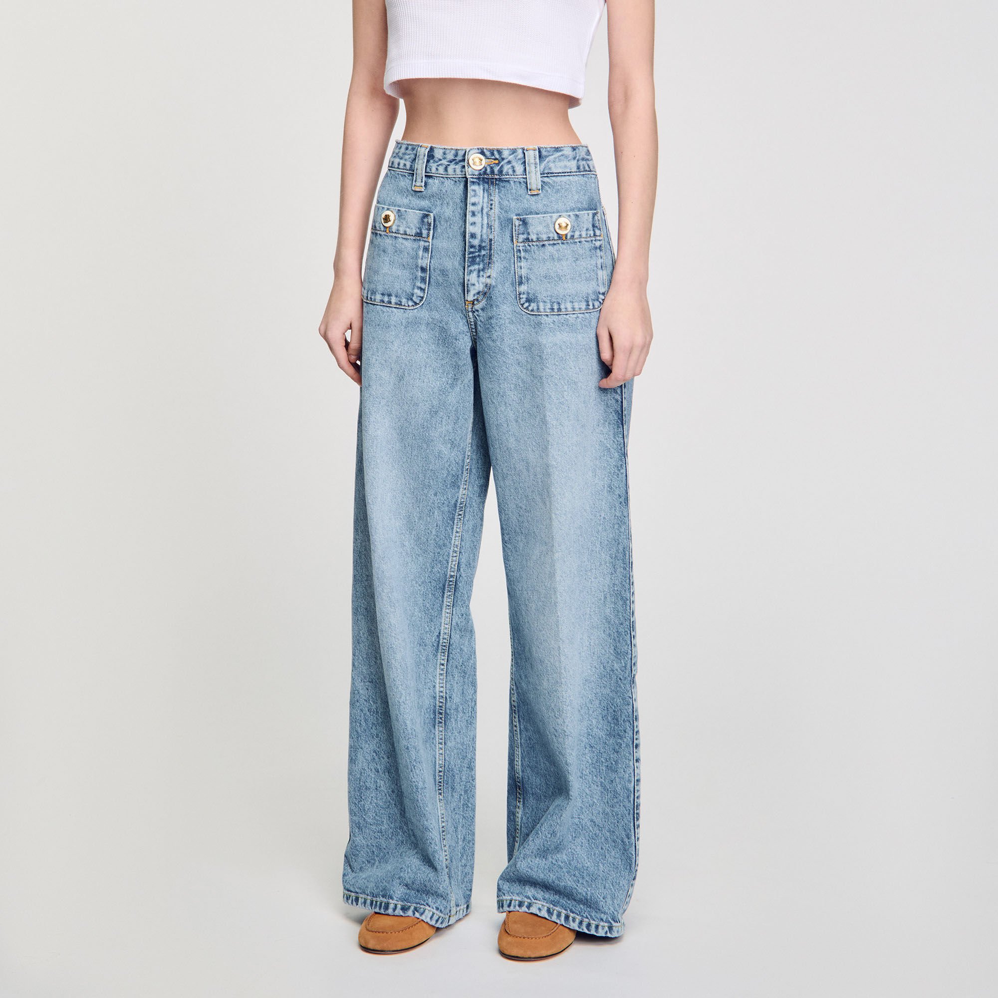 Faded jeans