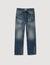 Regular faded jeans