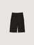 Linen-blend Bermuda shorts
