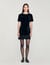 Short velvet dress