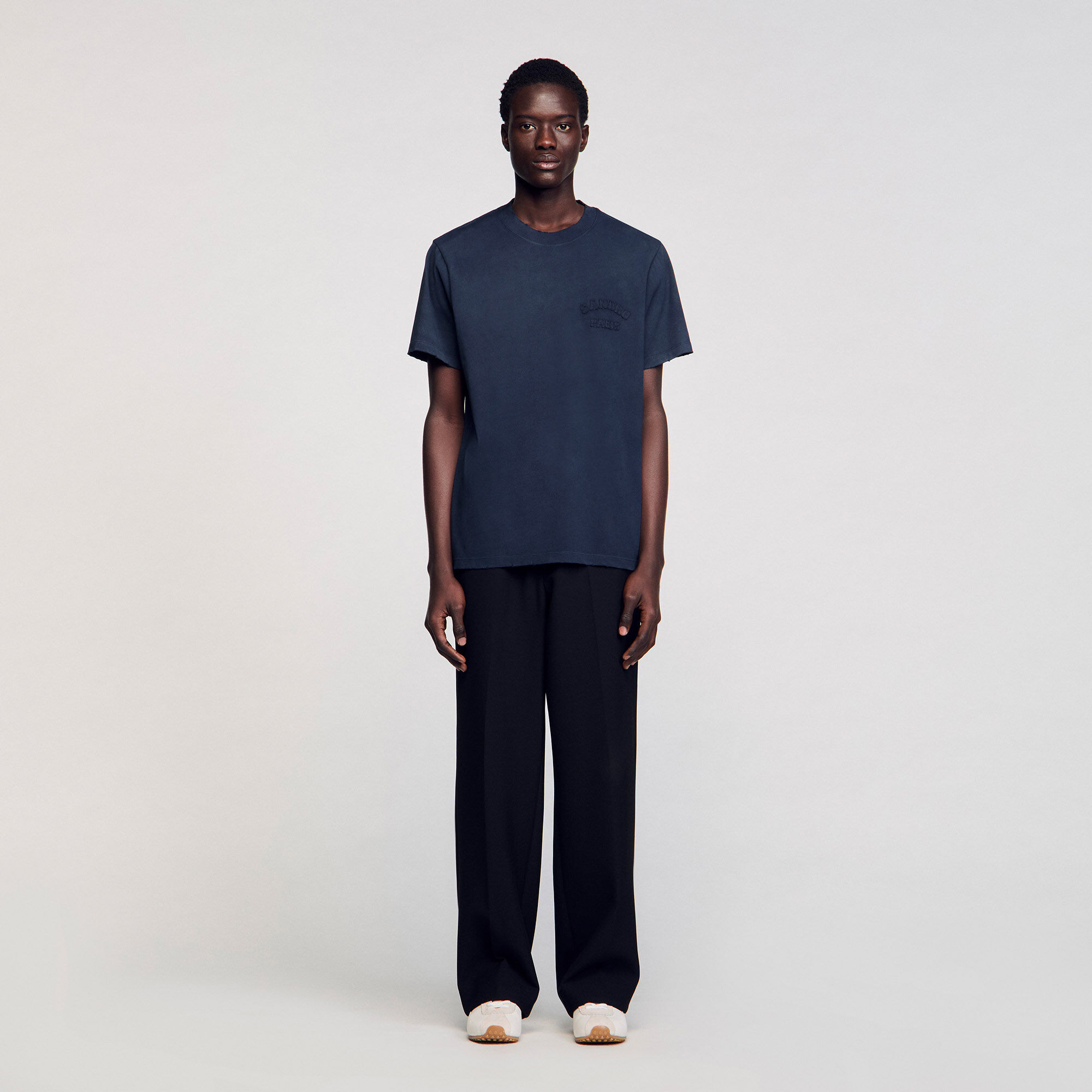 Worn-effect T-shirt