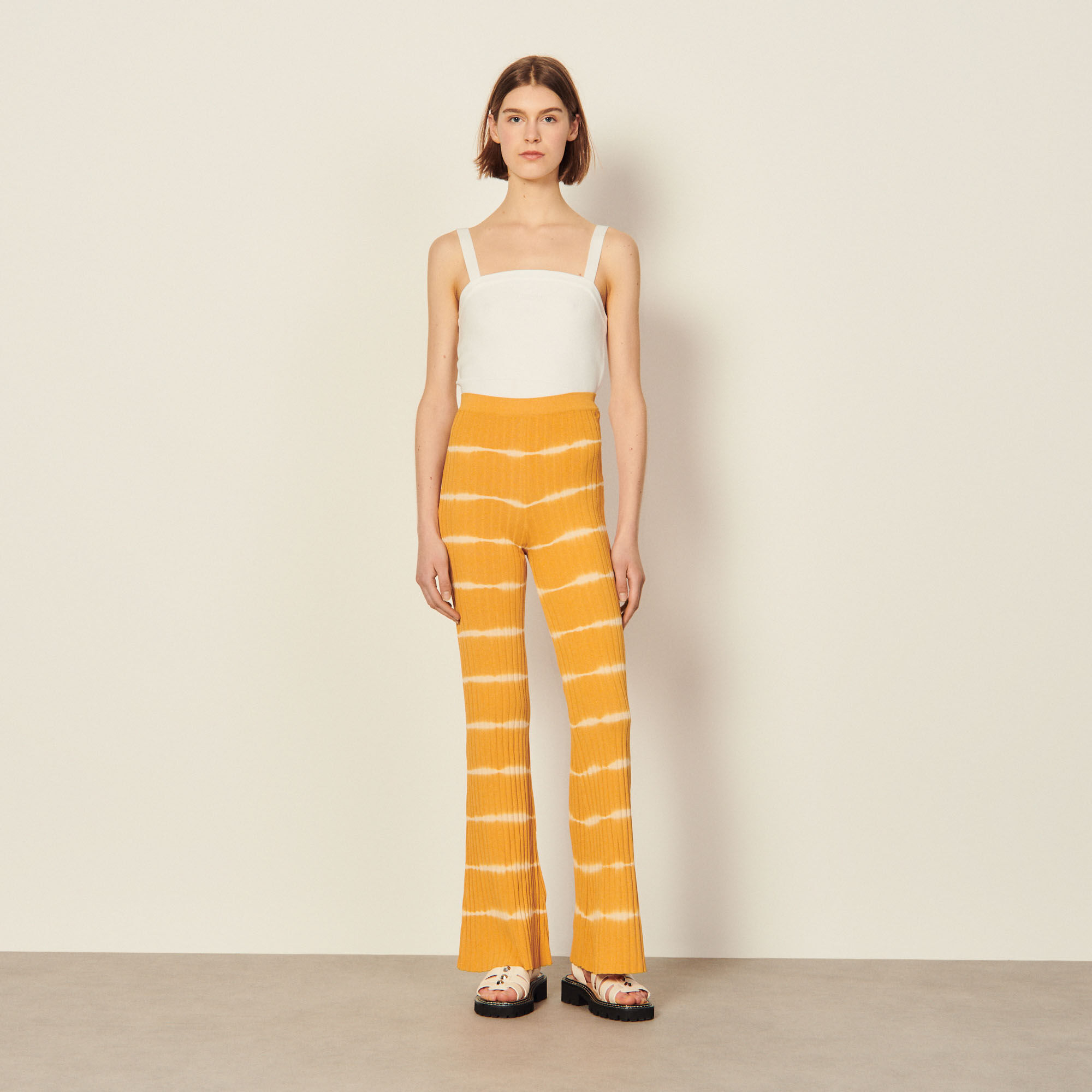 Knit trousers