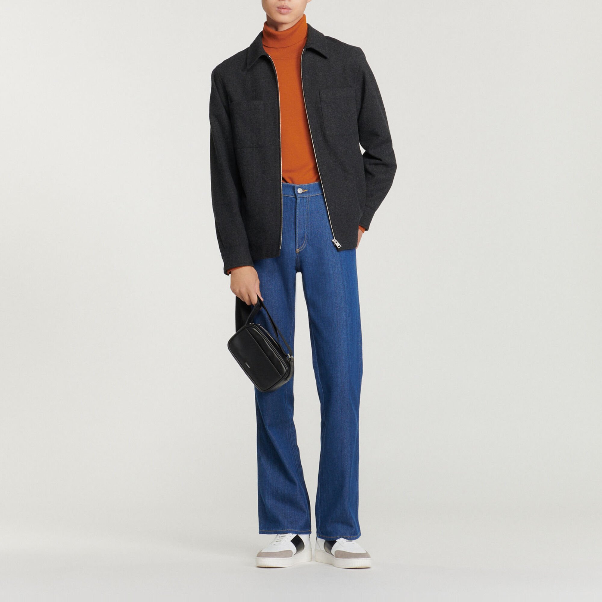 Wool overshirt