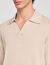 Knit polo shirt