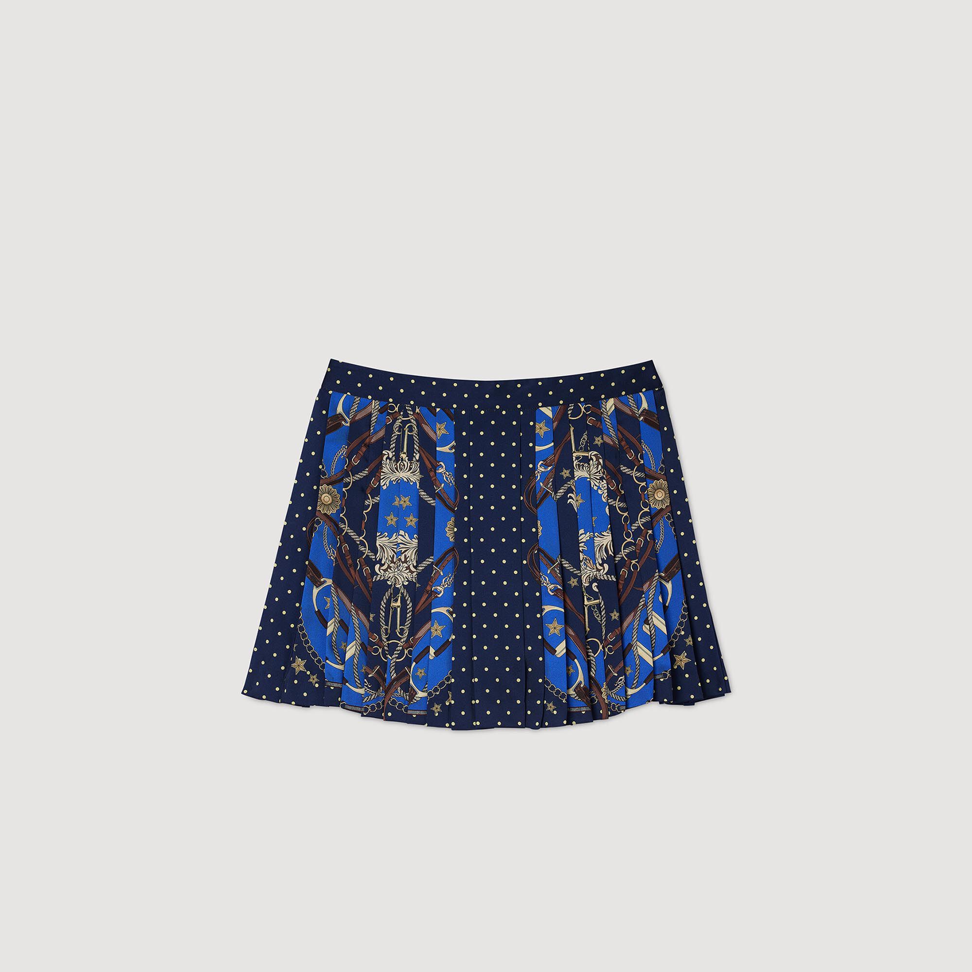 Patterned skort