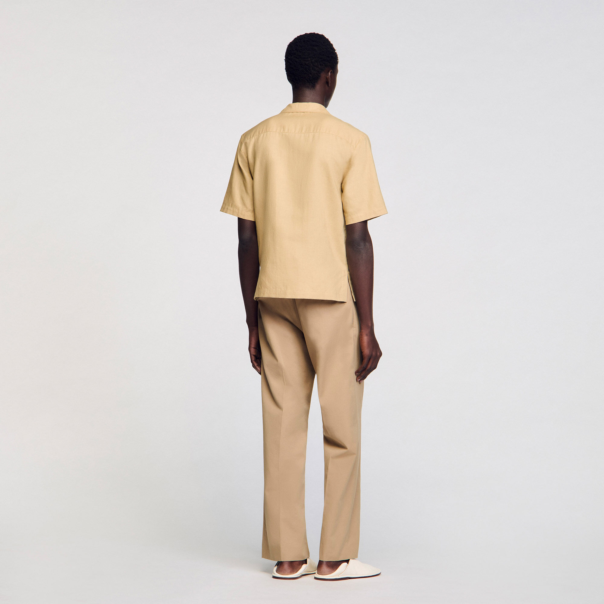 Cotton and linen shirt