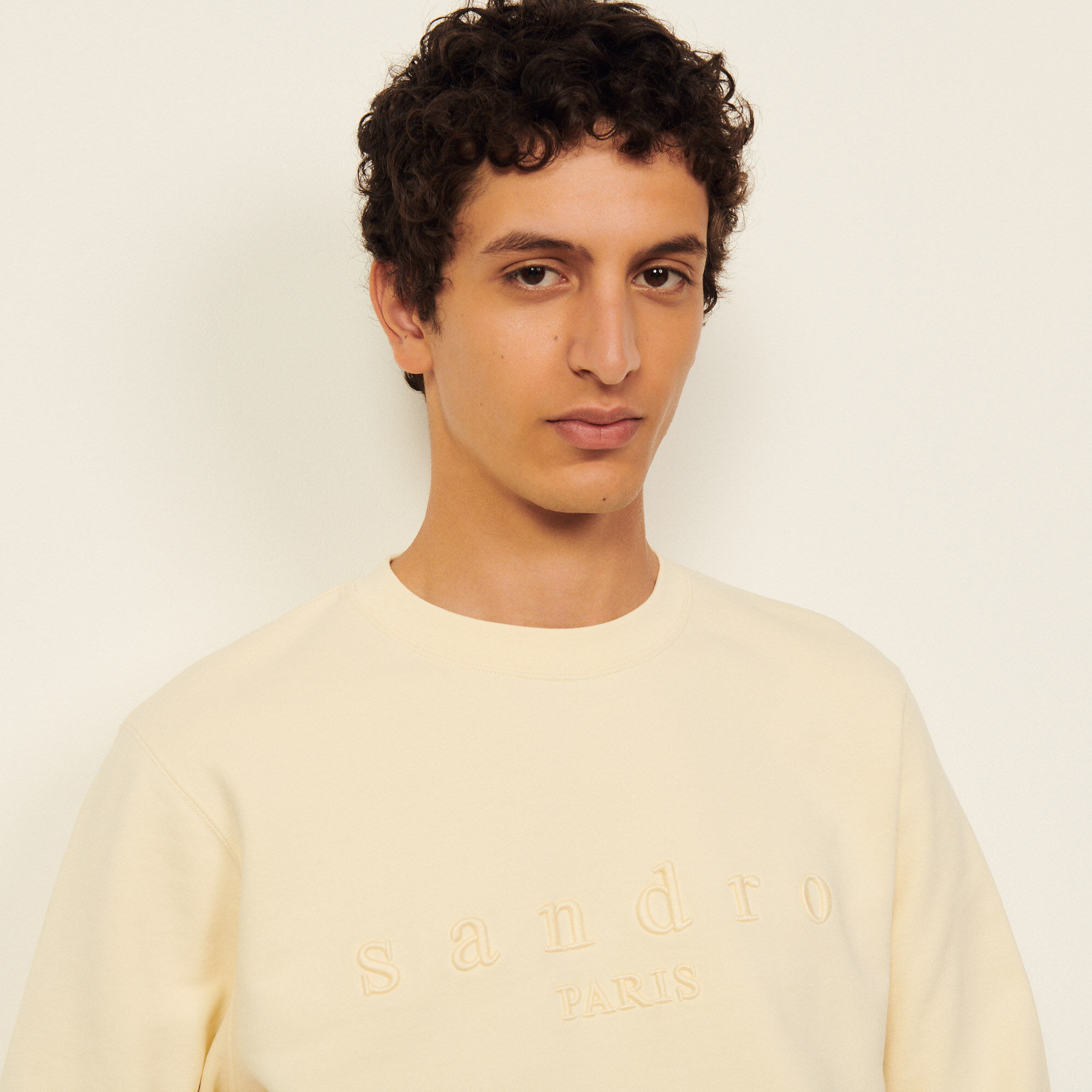 Sweatshirt with Sandro embroidery