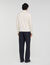 Wool jumper with zip collar