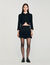 Cropped jacket with jewel buttons