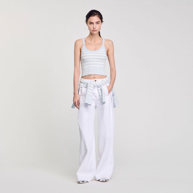 Knit vest top