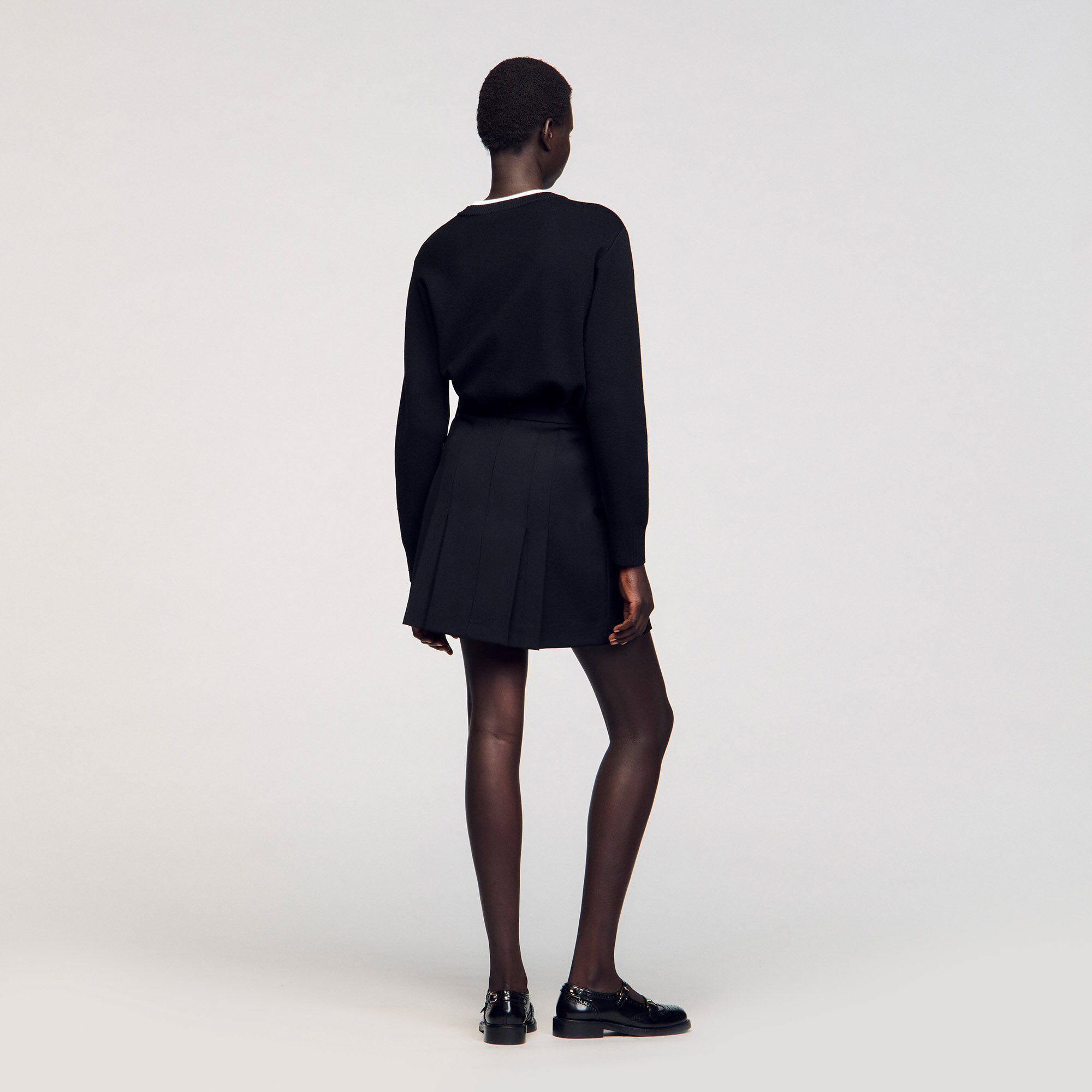 SANDRO Paris ショートプリーツスカート SANDRO Paris ショートプリーツスカート