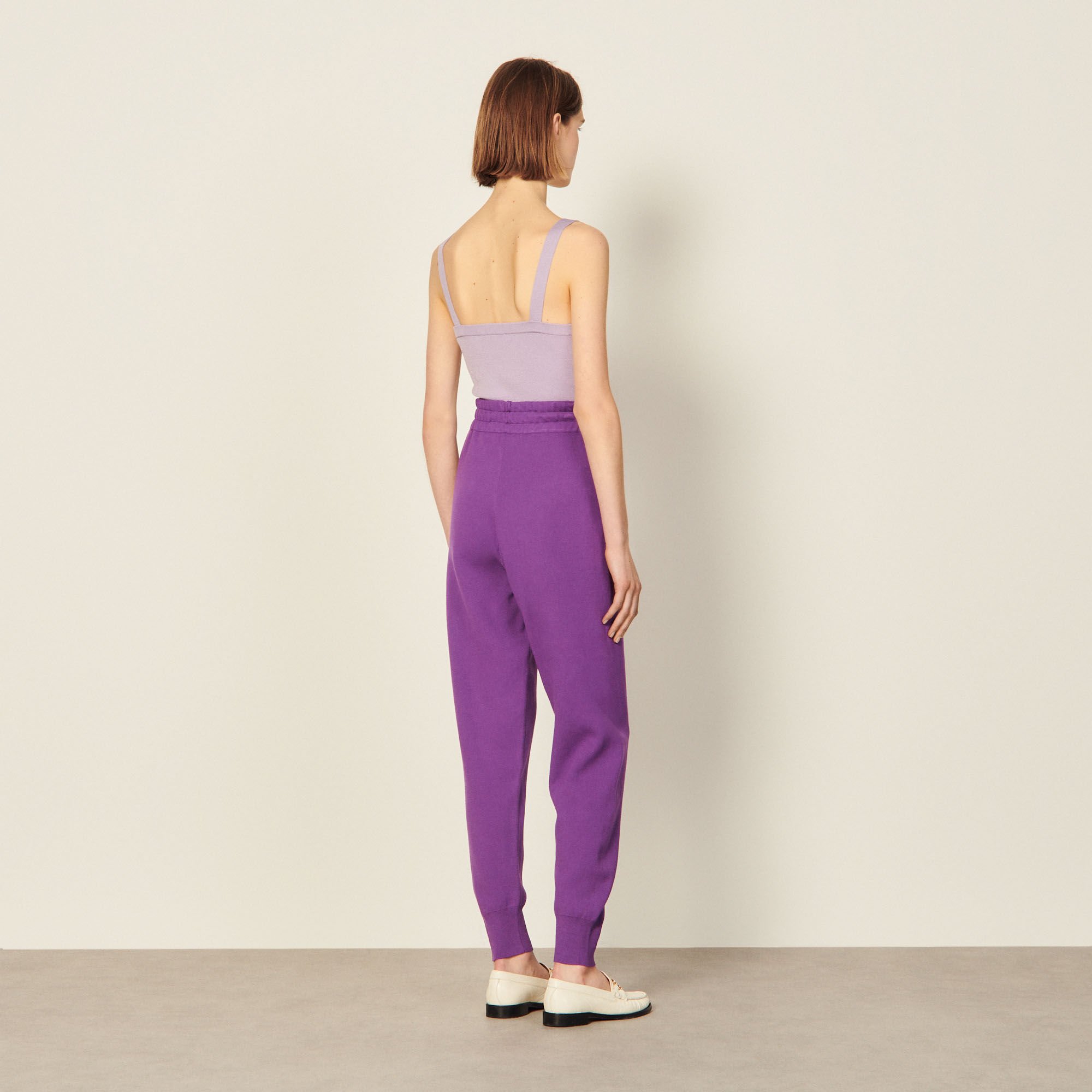 Knit jogging bottoms