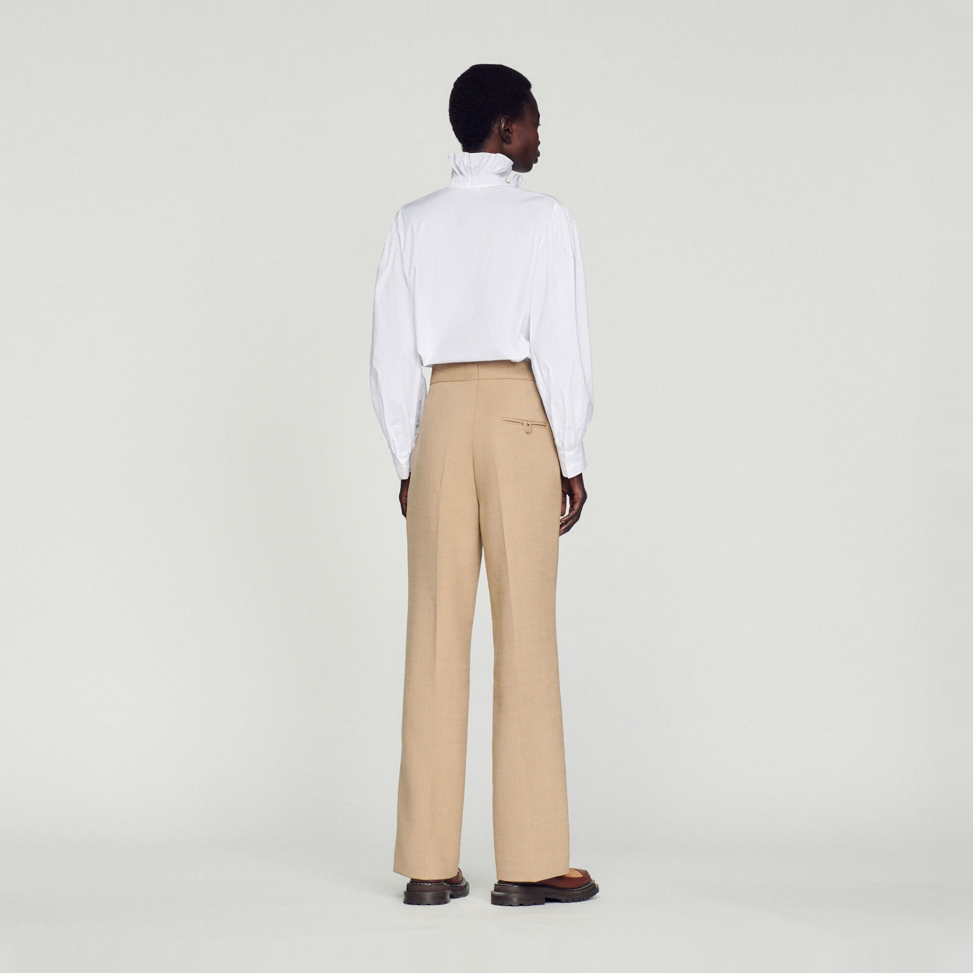 Straight-leg trousers