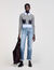 Cropped wool and cashmere jumper