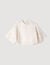 Satin cape-effect crop top