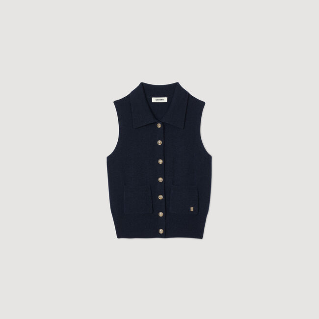 Wool and cashmere cardigan