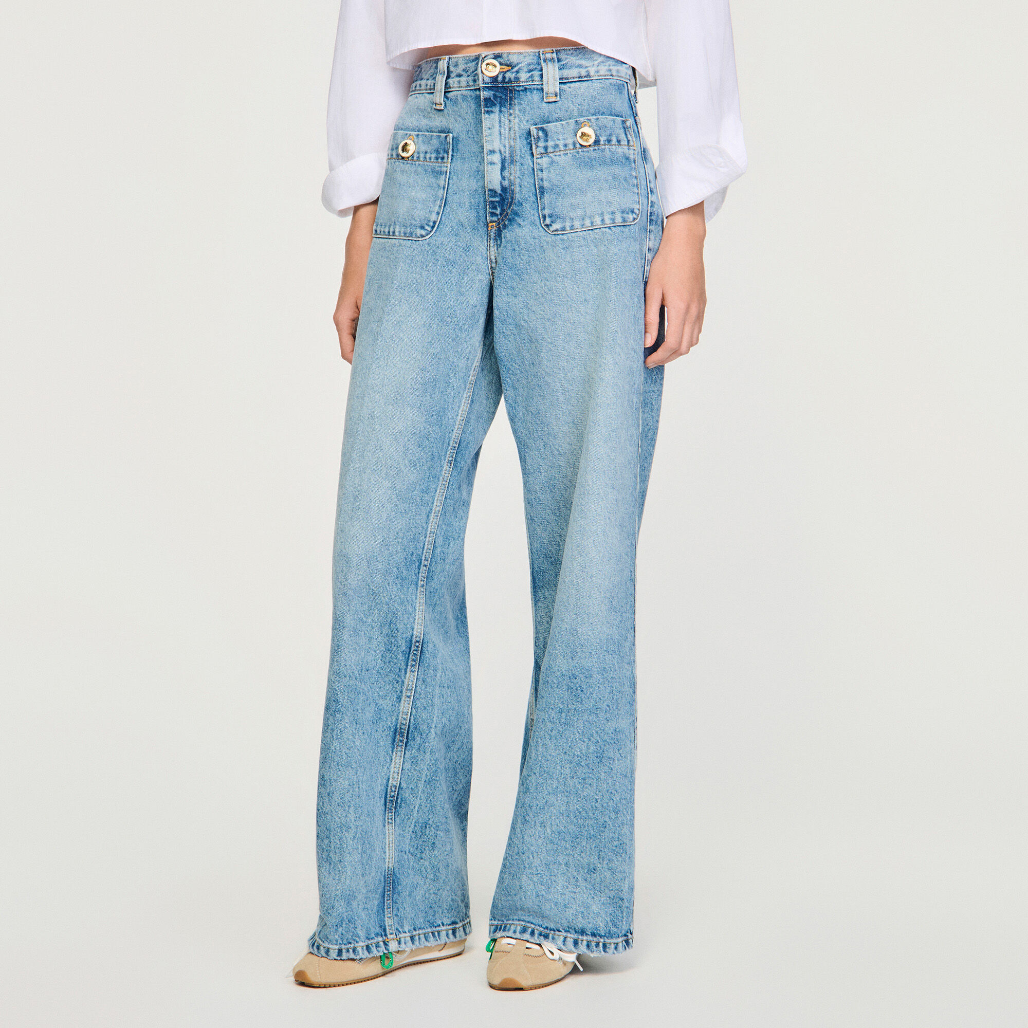 Faded jeans