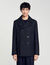 Wool blend pea jacket