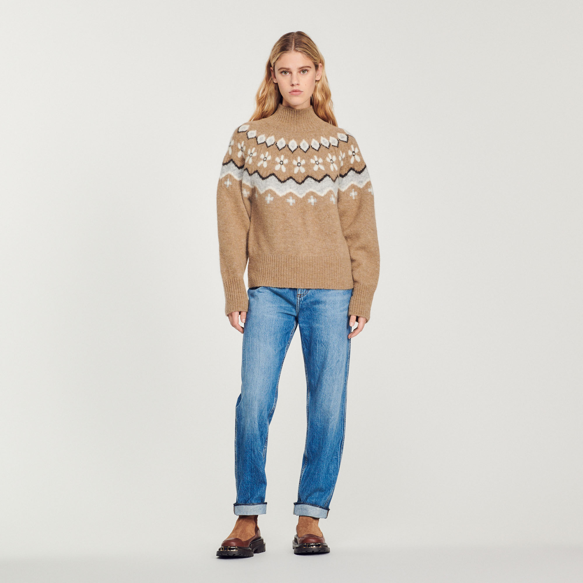 Chunky knit sweater