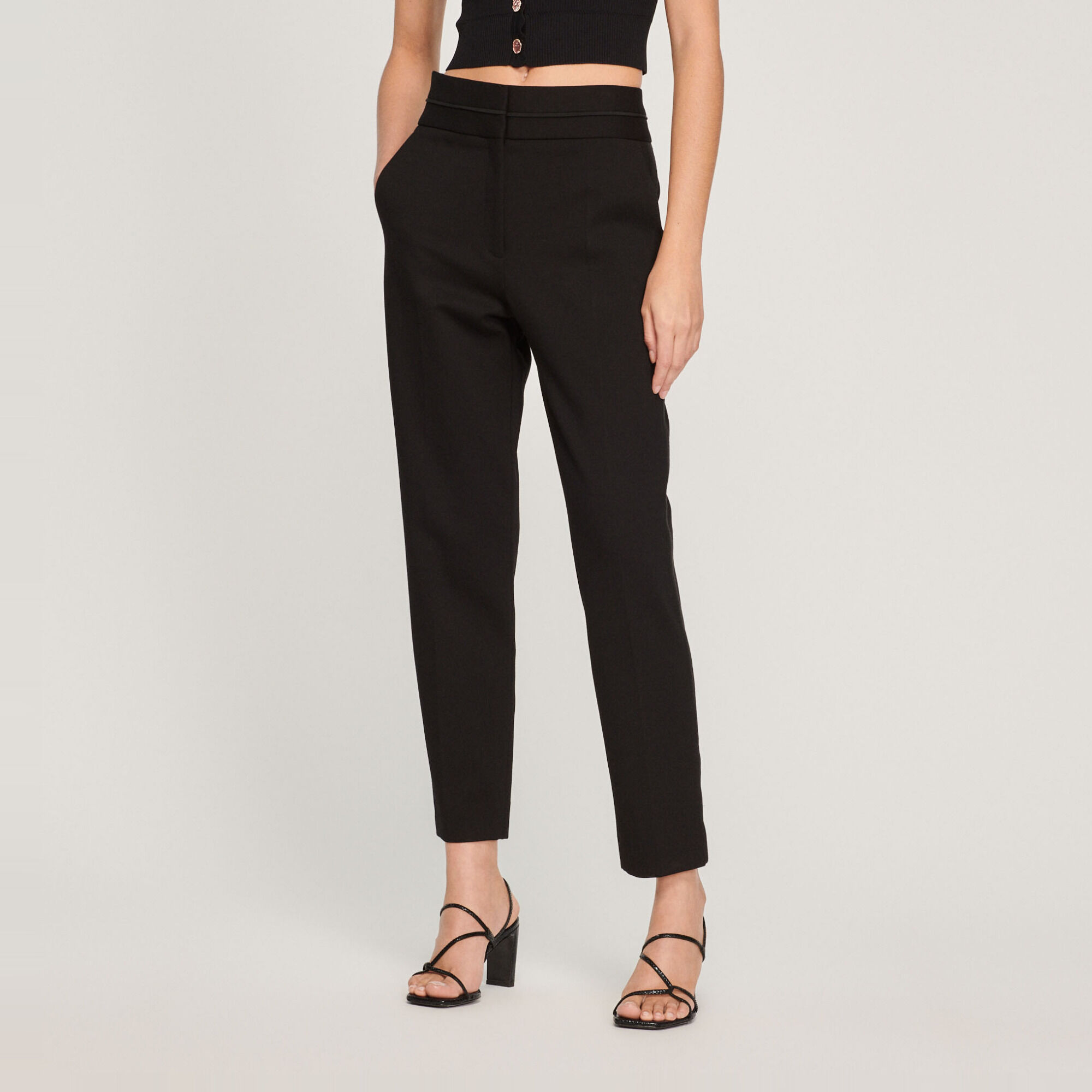 Sandro high waisted pants hotsell