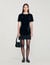 Short velvet dress