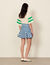 Short tweed skirt