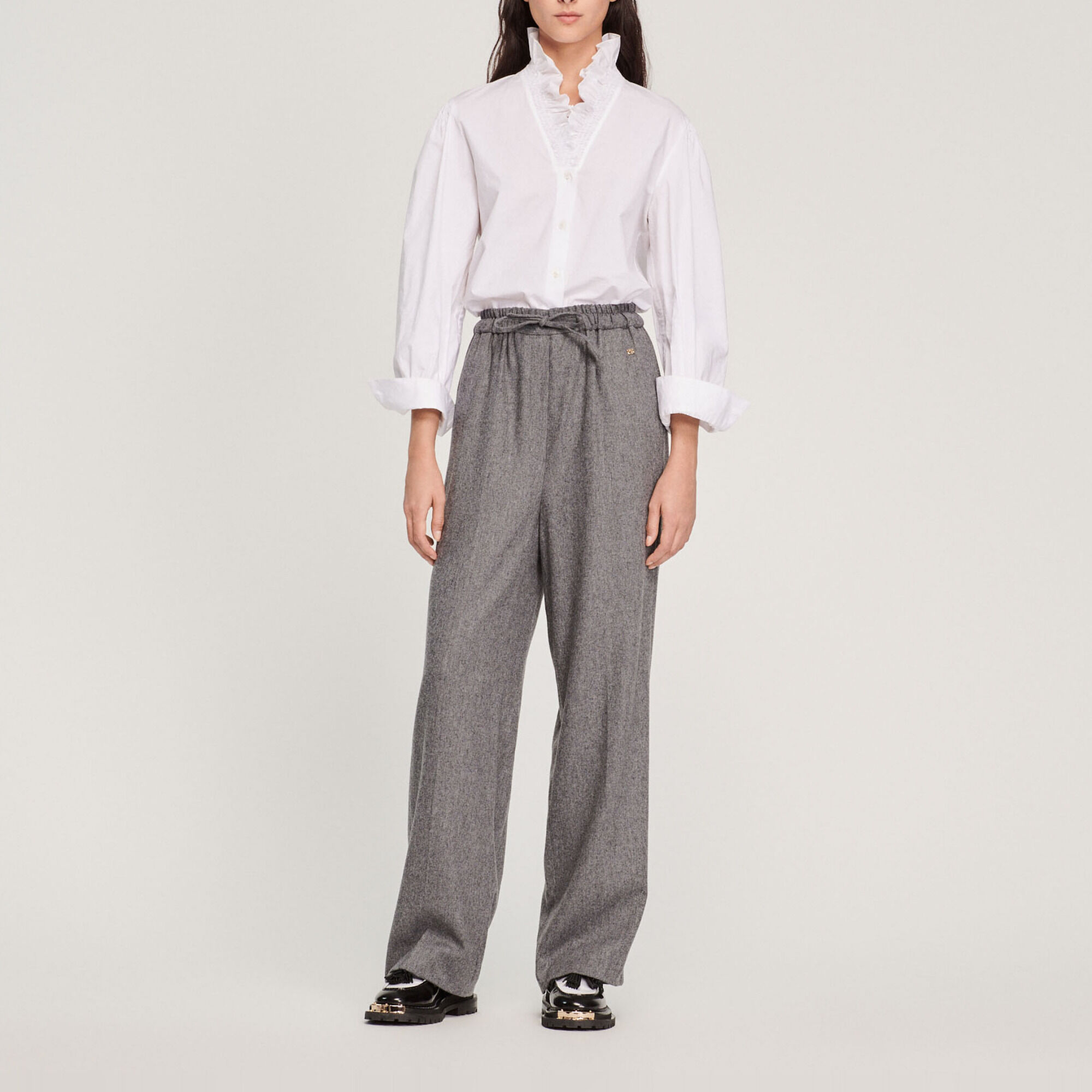 Wide-leg trousers