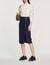 Striped zip skirt