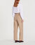 Knitted straight-leg trousers