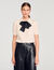 Polo-neck knit jumper