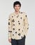 Floral print linen shirt