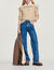 Cropped knit sweater
