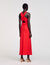 Long wraparound dress
