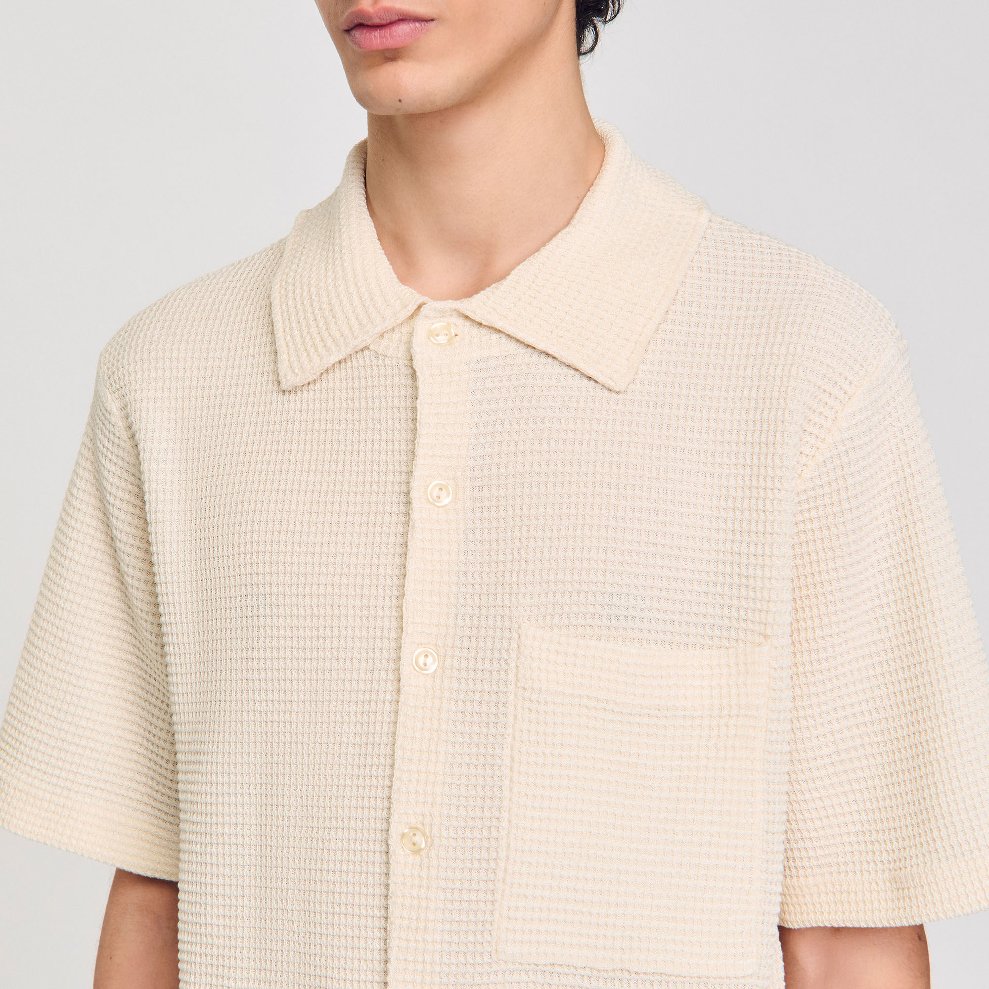 Waffled shirt
