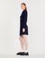 Pleated knit dress