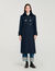 Long coat with velvet collar