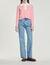 Cropped cable-knit sweater