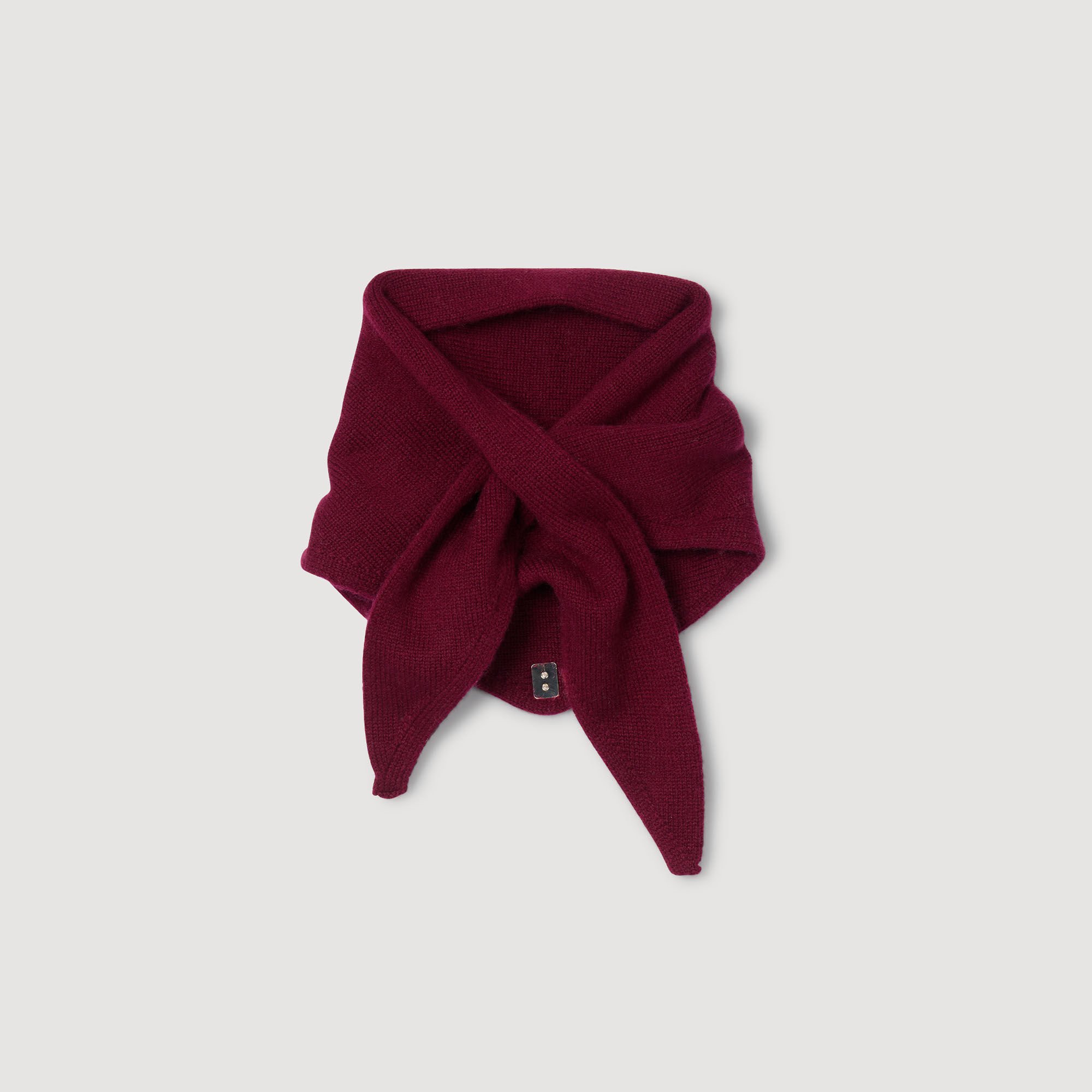 Wool and cashmere scarf
